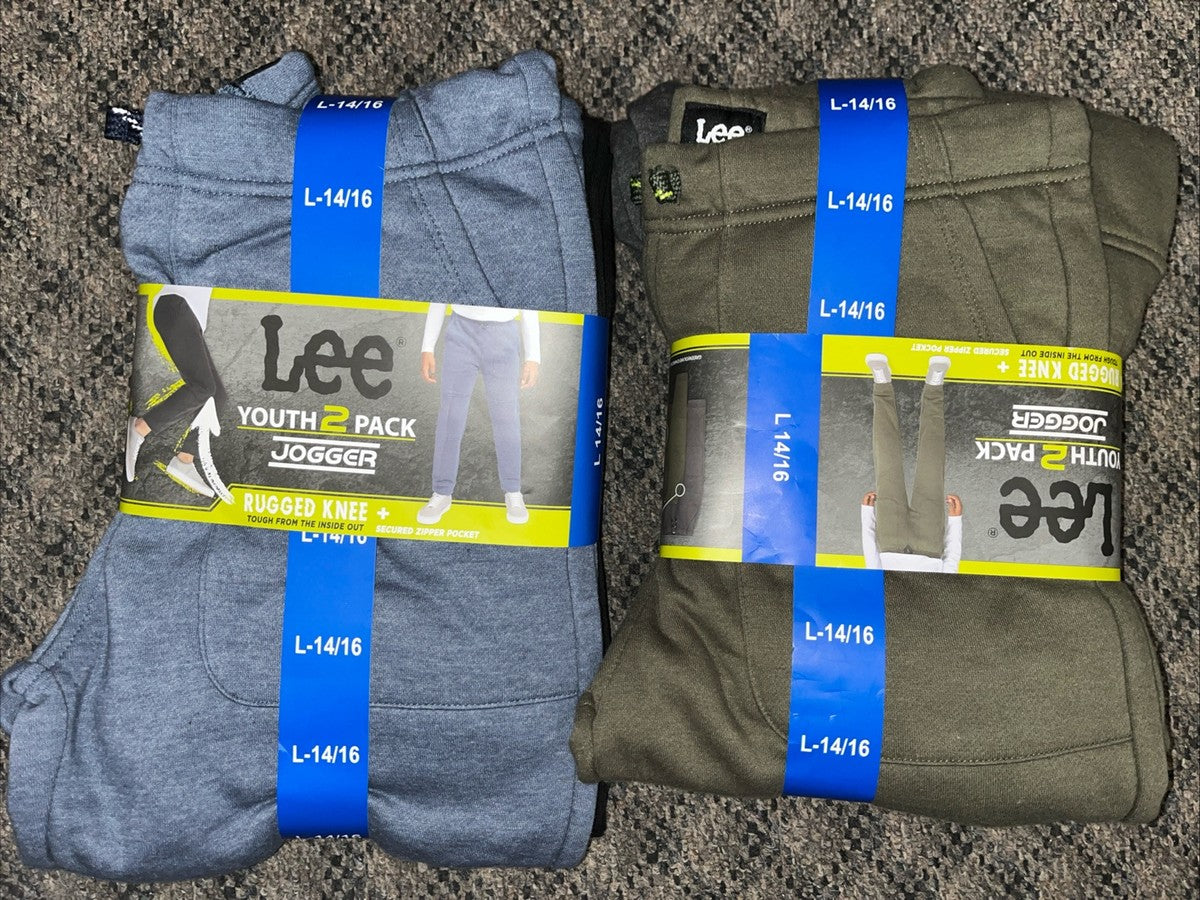 Kids winter fleece trousers pack of 2