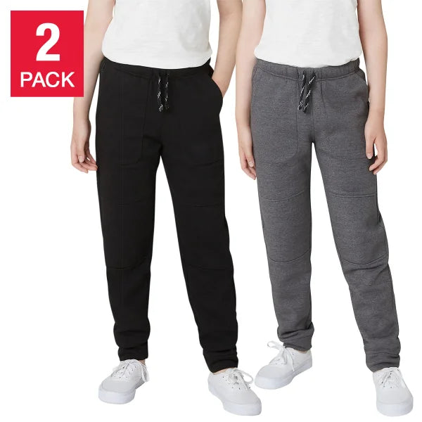 Pack or 2 lee kids winter fleece trousers